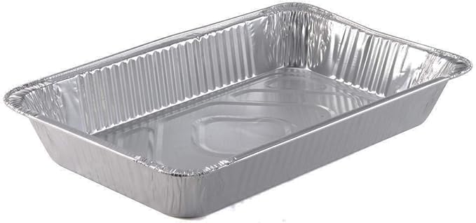 Tiger Chef Aluminum Foil Pans - Disposable Freezer to Oven Safe Containers for Takeout, Baking, Cooking, Storing and Freezing (25, 18 x 26) - Image 3