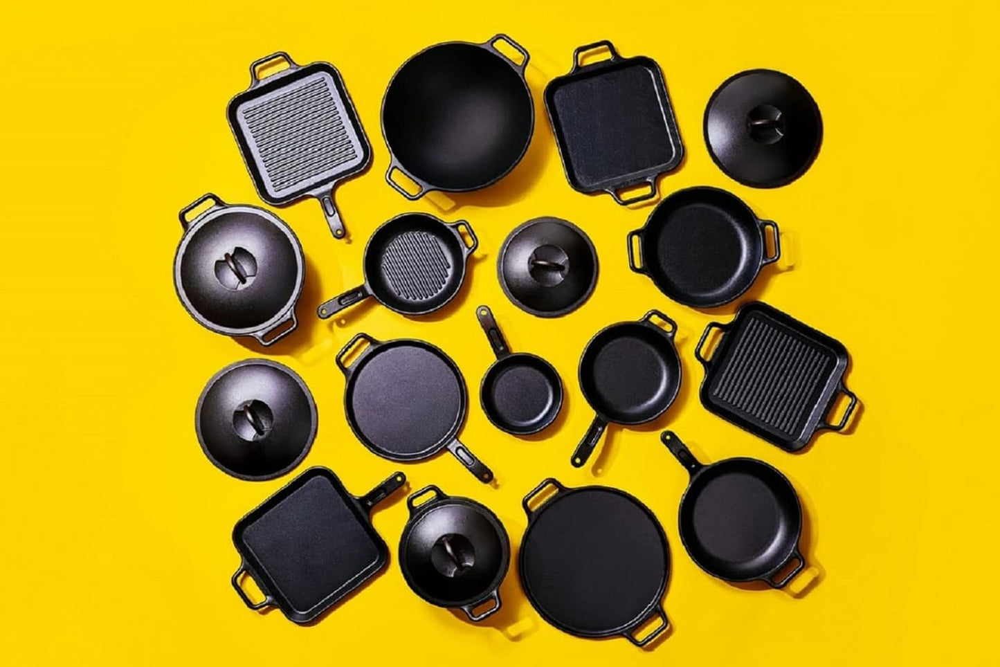 Lodge BOLD 12 Inch Seasoned Cast Iron Square Griddle with Loop Handles, Design-Forward Cookware