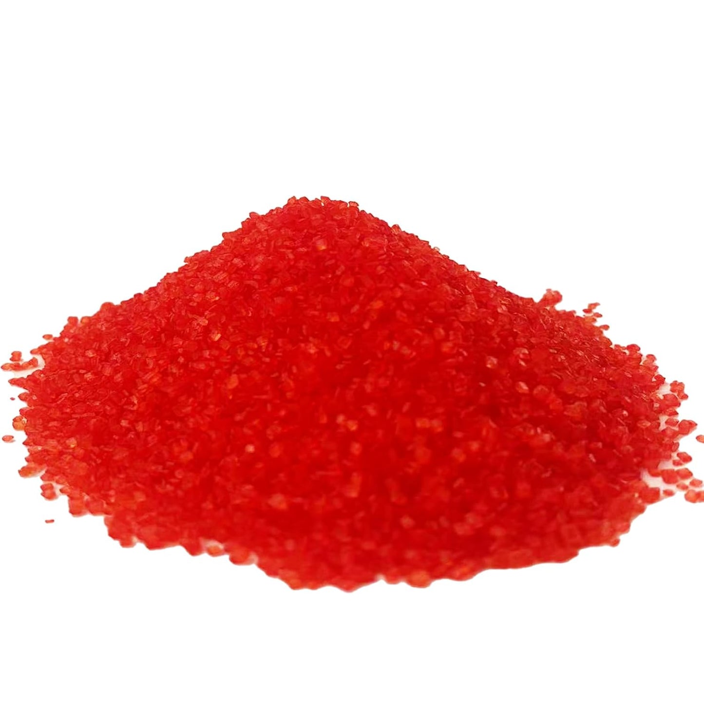 Sentovac Red Sanding Sugar for Baking Edible Sparkling Sugar Sprinkles Coarse Sugar Crystals for Baking Topping Cake Cookie Cupcake Topper Ice Cream Decoration Supplies 3.2 OZ