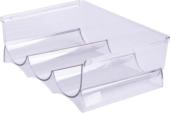 Galileo Fridge Bottle Holder 29.5 x 20.5 x 10 cm 3 Compartments, PET Plastic, Transparent, Sìordine - Image 2