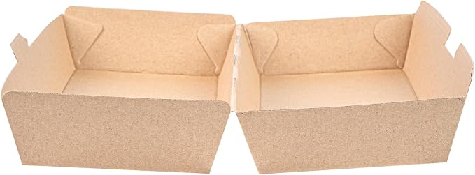 Restaurantware Clamshell Take Out Container 100 Pack of 11.3 x 3.4 x 2.8 Inch Paper Sustainable Take Out Box Grease-Resistant Food Box Kraft Burgers and Sandwiches Container - Image 11