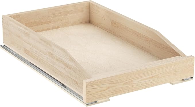 LOVMOR Pull Out Cabinet Organizer 13½”W x 21”D, Cabinet Pull Out Shelves with Soft Close, Pull Out Shelf, Cabinet Drawers Slide Out for Kitchen Base Cabinets by LOVMOR