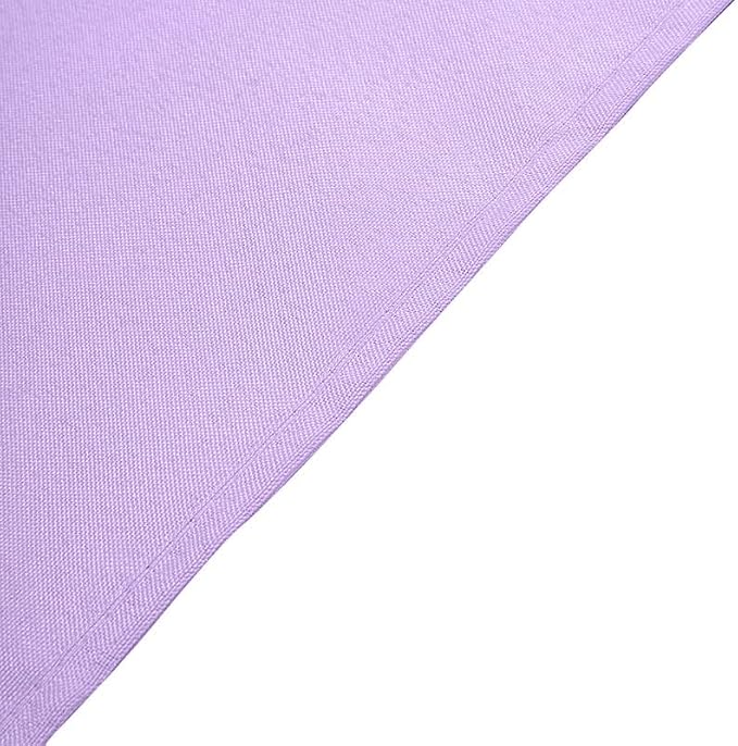 Balsa Circle 6 pcs 108 inch Lavender Round Polyester Tablecloths Fabric Table Cover Linens for Wedding Party Banquet Reception Events Kitchen Dining - Image 8