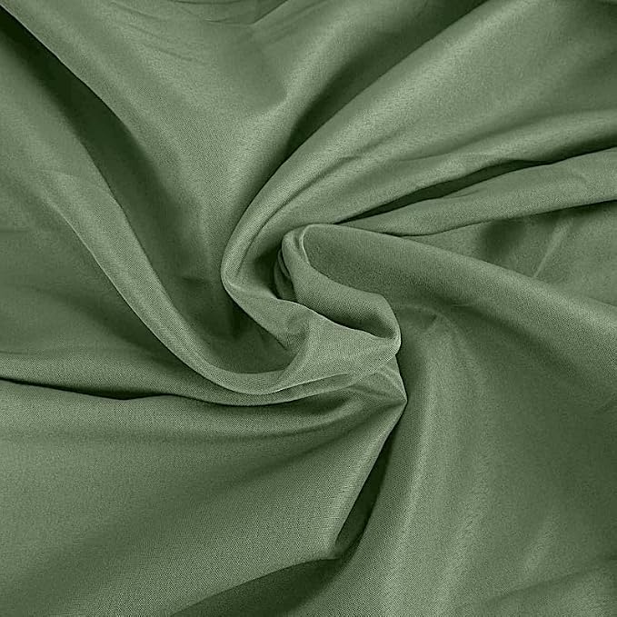 Balsa Circle 10 pcs 108 inch Willow Green Round Washable Polyester Easy-Care Tablecloth for Indoor and Outdoor Bridal Shower Wedding Table Buffet Table Parties Events Kitchen Dining - Image 5