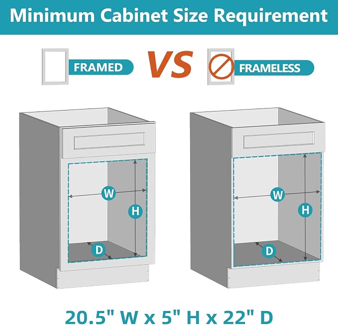 ROOMTEC Pull Out Cabinet Organizer with Soft Close, 19-1/2" W x 21" D, Pull Out Cabinet Drawer for Kitchen cabinets, Pull Out Cabinet Shelf, Finished, Bottom Assembly - Image 9