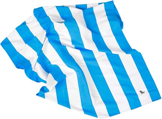 Dock & Bay Beach Towel - Quick Dry, Sand Free - Compact, Lightweight - 100% Recycled - Includes Bag - Cabana - Blue - Extra Large (200x90cm, 78x35) - Image 7