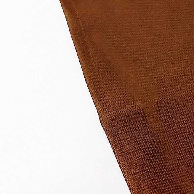 Balsa Circle 10 pcs 108 inch Cinnamon Brown Round Washable Polyester Easy-Care Tablecloth for Indoor and Outdoor Bridal Shower Wedding Table Buffet Table Parties Events Kitchen Dining - Image 7