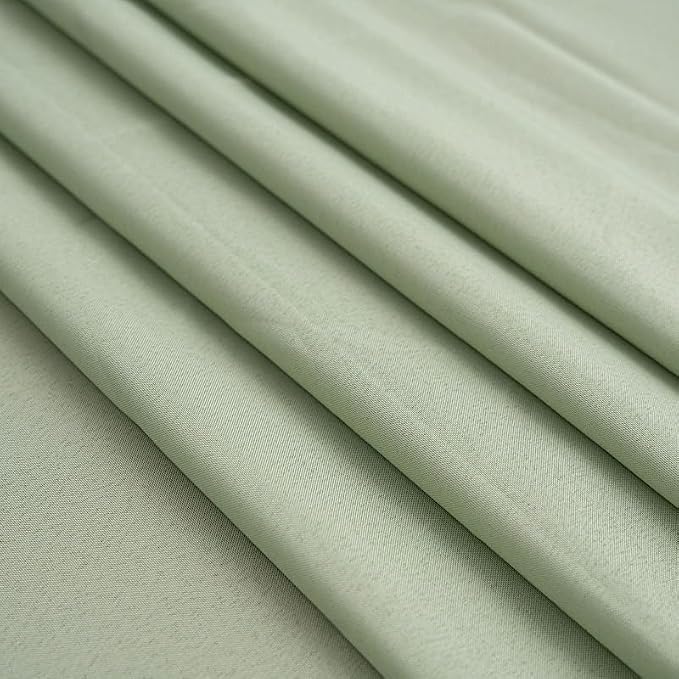 Balsa Circle 6 pcs 108 inch Sage Green Round Polyester Tablecloths Fabric Table Cover Linens for Wedding Party Banquet Reception Events Kitchen Dining - Image 7