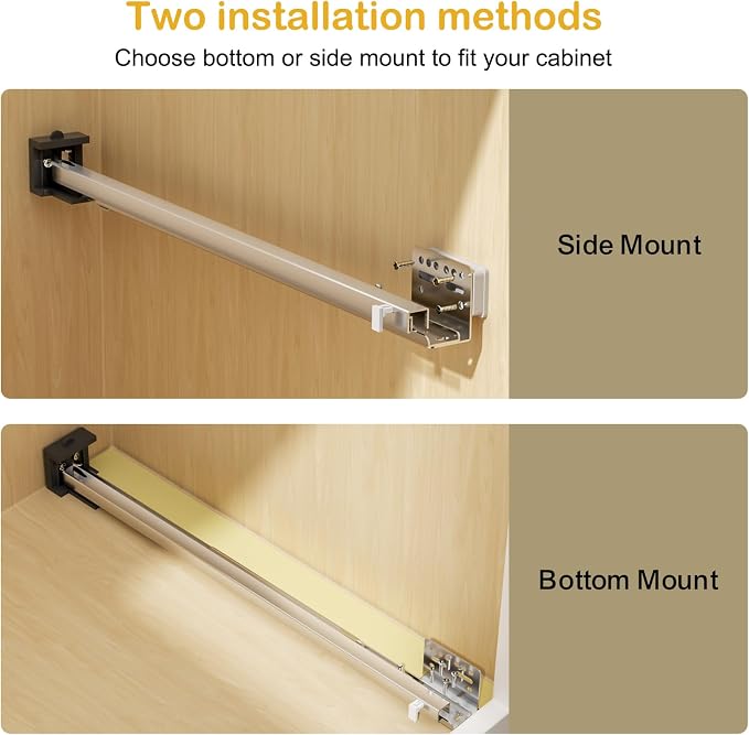 Pull Out Drawers for Cabinets, 13½” W x 21” D Soft Close Slide Out Drawers for Kitchen Cabinets, Cabinet Pull Out Shelves Requires At Least 14.5” Cabinet Opening - Image 4