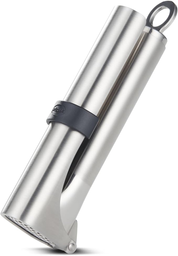 Rösle Stainless Steel Mincing Garlic Press, Premium - Image 2