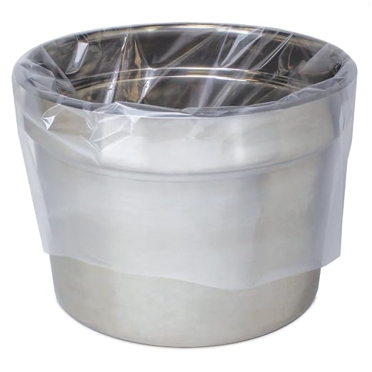 PanSaver Hotel Clear Round Pan Liners for Easy Clean Up - Disposable Buffet Pan Liners, Ovenable up to 400F (9 & 11 Quart Round Pan Liner - 18 x 20 in) by PanSaver