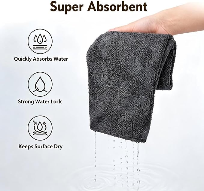 2026 New Magic Cleaning Cloth, Upgraded Thickened Microfiber, Lint Free Streak Free Reusable Non-Scratch Cleaning Rags for Windows Glass Stainless Steel Car Kitchen Sink Mirror (15) - Image 6