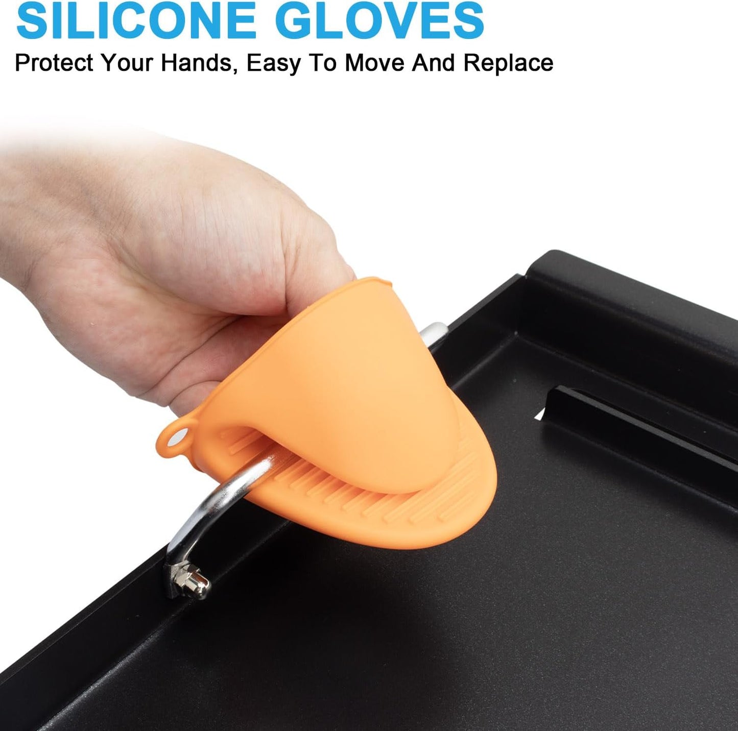 Full Size Griddle for Charbroil Performance 5 Burner, Flat Top Griddle for Charbroil Grill 463275517 463243518 463243519 463275717 463372017 463348017, Replace for G470-0002-W1 G470-0003-W1