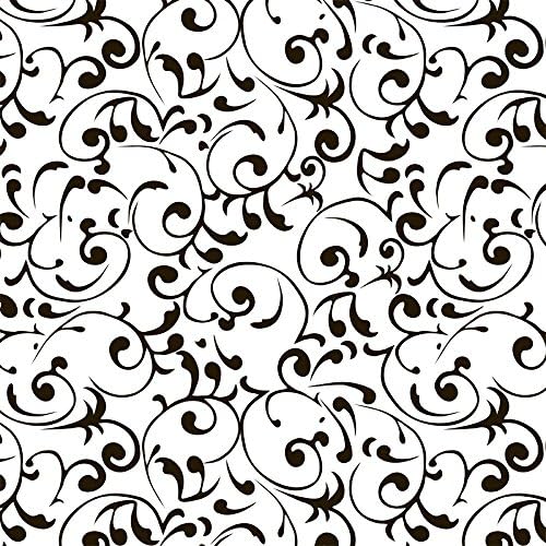 Con-Tact Brand Creative Covering, Self-Adhesive Shelf Liner, Multi-Purpose Vinyl Drawer Liner, Easy to Use and Apply, 18'' x 9', Virtu Black - Image 2