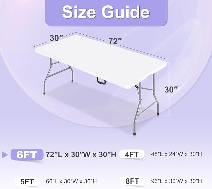ABCCANOPY 6FT Spandex Table Cover, Stretch Fitted Tablecloth, Royal Blue - Image 4