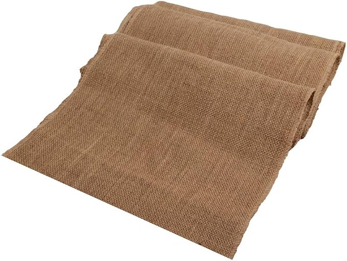 AAYU Burlap Jute Table Runner for Parties Gatherings and Daily Use Ideal Neutral Runner Table Fall for Dinning Tables and Kitchen Tables 14 Inch Wide 18 Ft Long Table Runner (14 Inches X 216 Inches) by AAYU