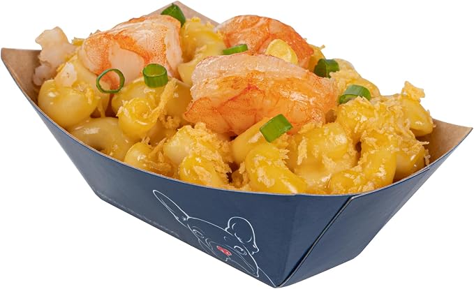 Restaurantware-Bio Tek 2 Ounce Food Boats, 50 Disposable Paper Food Trays - Heavy-Duty, Greaseproof, Frenchie Paper Boats, For Snacks, Appetizers, Or Treats, Use At Parties Or Carnivals - Image 4
