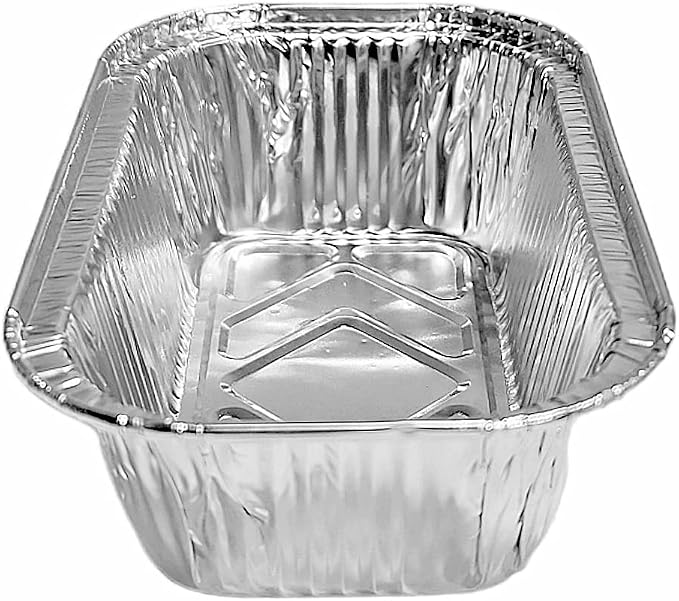 PACTOGO 8 oz. Aluminum Foil EXTRA-MINI Loaf Pans Small Disposable Miniature Bread Container – ½ Pound Baking Tin Liners, Perfect to Bake Cakes, Bread Loaves, and Meat - 5.4 x 3.25 x 1.3 (Pack of 500) - Image 5