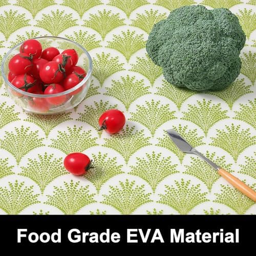 Cooyes Shelf Liners for Kitchen Cabinets, Refrigerator Liners Waterproof & Oil-Proof Kitchen Cupboard Liner Drawer Mats EVA Material Non Adhesive Fridge Liner for Shelves（11.8" W x 118" L） - Image 6