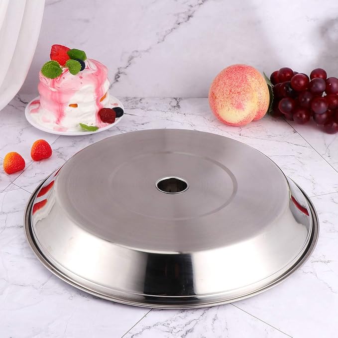 Stainless Steel Steamer Vegetable Steamer Inserts Kitchen Fruit Basket for Pans and Pressure Cookers (for 30Cm Wok) (Silver 30X30X5Cm) - Image 5