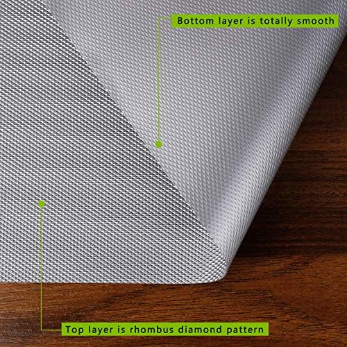 Kitchen Shelf Liner Drawer Liners, Non-Adhesive EVA Cabinet Liners, Gray - Image 2