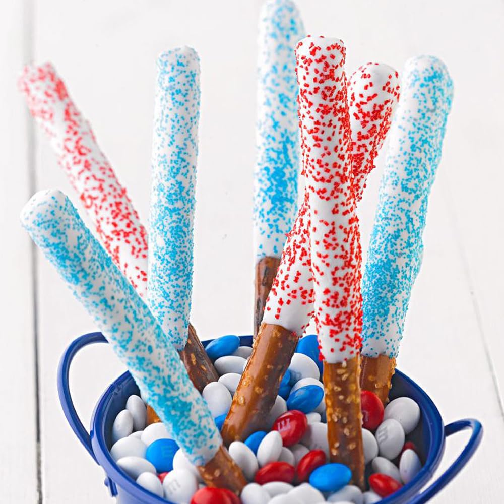 Sanding Sugar Blue Edible Sugar Sprinkles Sanding Sugar for Cake Decorating, Sparkling Crystal Candy White Pearl Sugar for Wedding Party Baking Cupcake Cookie Ice Cream Decoration Supplies - 5.3 oz