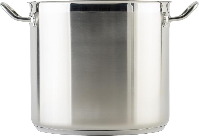 Winware Stainless Steel 16 Quart Stock Pot with Cover, Silver - Image 3