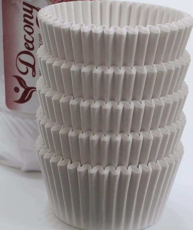 Mini Paper Cupcake Liners - MADE IN USA -Fluted Cupcake Holder Cups for Baking Muffins, Food-Grade, Odorless, Non-Stick, Quick-Release - Fits Mini Pans, 1 1/2'' x 1 ", [500-Count] - Image 3