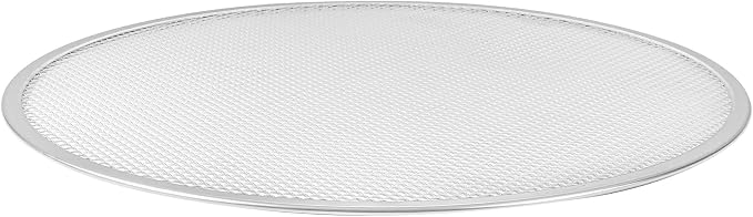 Restaurantware 17 Inch Aluminum Pizza Screen Pack of 72 Mesh Baking Tool For Crispy Crust, Lightweight Stackable Seamless Rim Rust-Resistant Baking Screen, Reusable for Pizzerias, Home Oven Use - Image 9