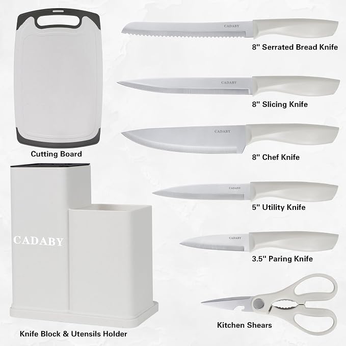 19PCS White Kitchen Cooking Utensils Set Kitchen Tools Set - Image 5
