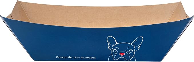 Restaurantware-Bio Tek 1 Pound Food Trays, 200 Disposable Paper Food Trays - Heavy-Duty, Greaseproof, Frenchie Paper Food Boats, For Snacks, Appetizers, Or Treats, Use At Parties Or Carnivals - Image 10