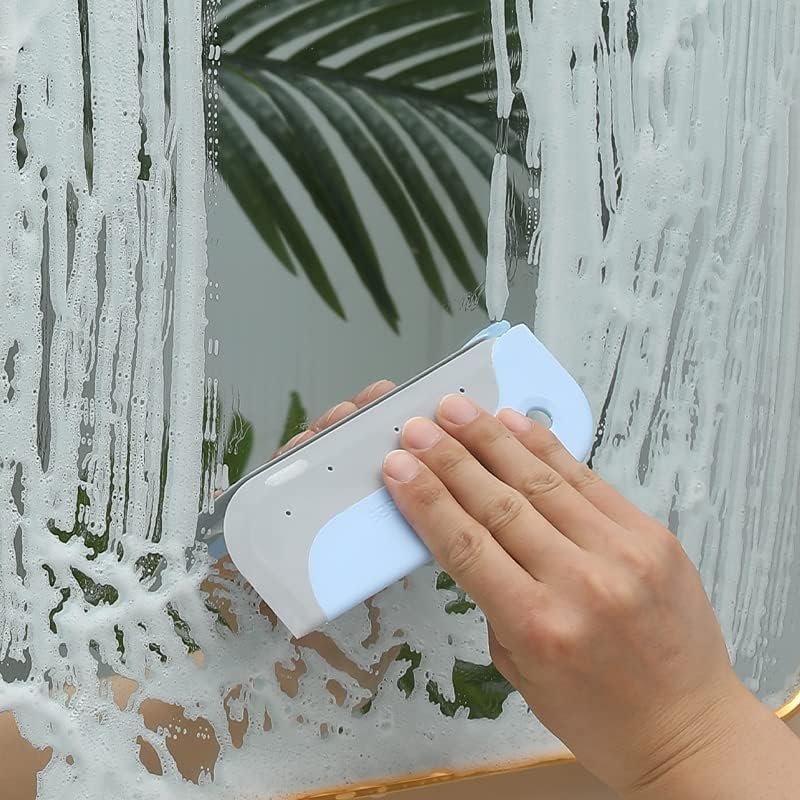 AMOUY Small Rubber Squeegee(2 Pack),Kitchen Sink Squeegee for Countertops and Dishes.Multi-Purpose,for Vanity Tops,Bathroom Mirrors,Car Windows and Side Mirrors