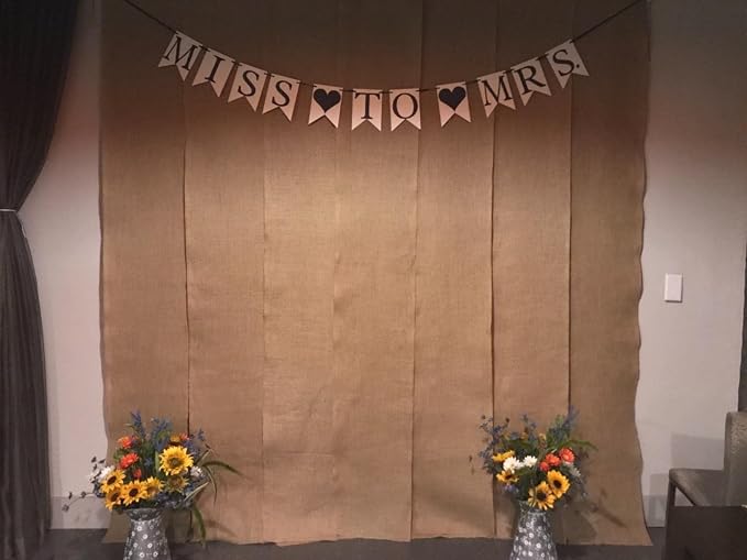 5 Pack Burlap Table Runner, 100% Jute Vintage 12X108 Inches Table Runner for Wedding, Parties, Christmas, Thanksgiving, BBQ's, Everyday, Holidays - Image 6