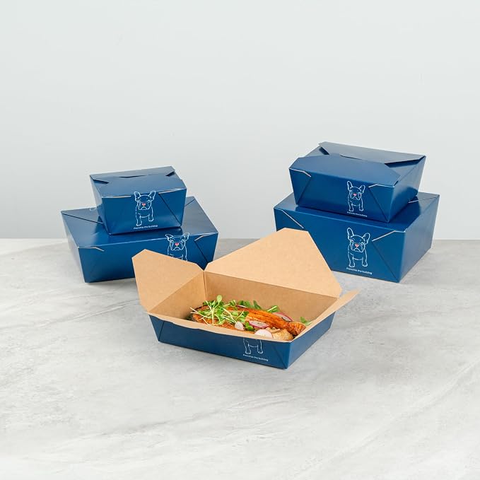 Restaurantware-Bio Tek 8.5 x 6.2 x 1.9 Inch Food Containers, 200 Durable Takeaway Boxes - Disposable, Sturdy, Frenchie Paper 49 Ounce Takeout Boxes, Rectangle, For Takeouts And Delivery, Or Picnics - Image 9
