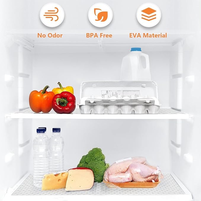 Shelf Liners for Kitchen Cabinets Non Adhensive, Clear 35.4"× 236.2" - Image 5