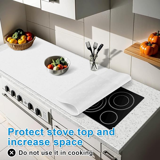 AECHY Silicone Mats for Kitchen Counter 47"x23.6"x0.08”, Largest Heat Resistant Mat Shipped Rolled Up Kitchen Island Silicone Countertop Protector Mat Nonslip Extra Large Counter Mat, Translucent | Largest Size, Heat Resistant, Nonslip, Extra Large Cou... - Image 4