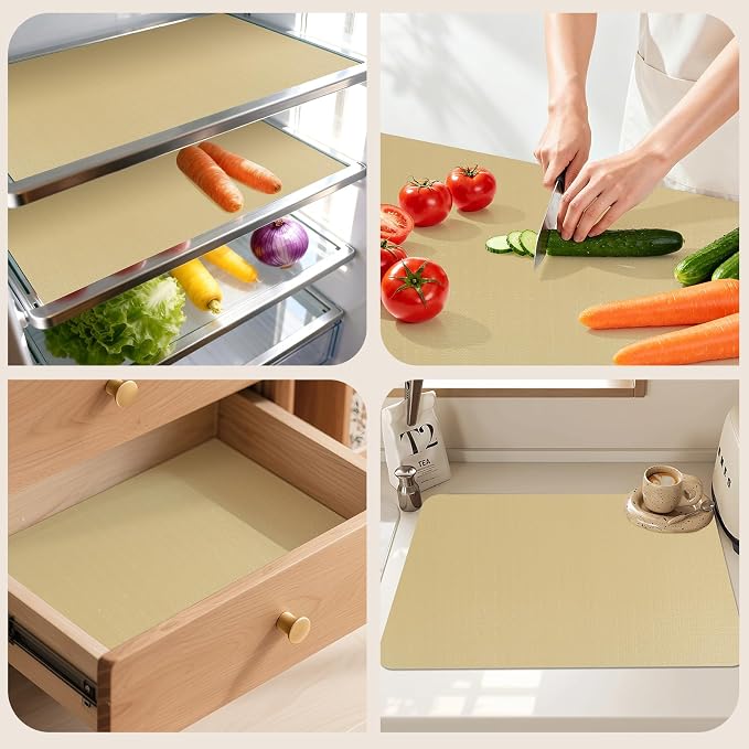 Shelf Liners for Kitchen Cabinets 17in x 20FT, Non Adhesive Drawer Liner - Image 9