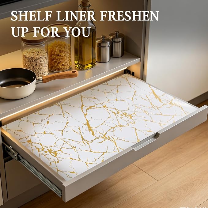 Beautysaid Shelf and Drawer Liner for Kitchen Cabinet Non Adhesive Non Slip - Image 7