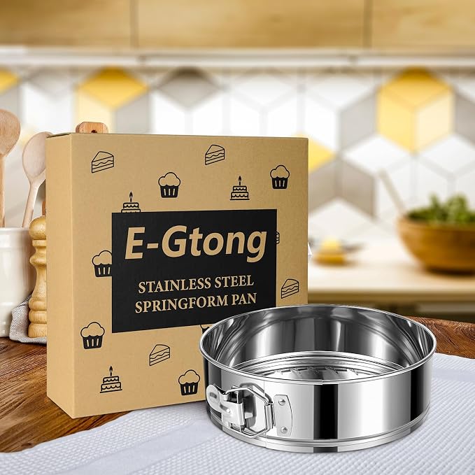 7-Inch Springform Cake Pans, Removable Bottom, 304 Stainless Steel | Leakproof & Nonstick Cheesecake Pan, Easy Releasing， Dishwasher Safe, Round Spring Form Cake Pan For Baking - Image 7