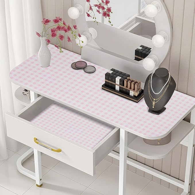 Beautysaid Shelf and Drawer Liner for Kitchen Cabinet Non Adhesive Non Slip - Image 7