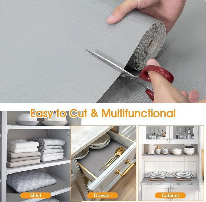 Shelf and Drawer Liner for Kitchen Cabinet Non-Adhesive Non Slip - Image 5