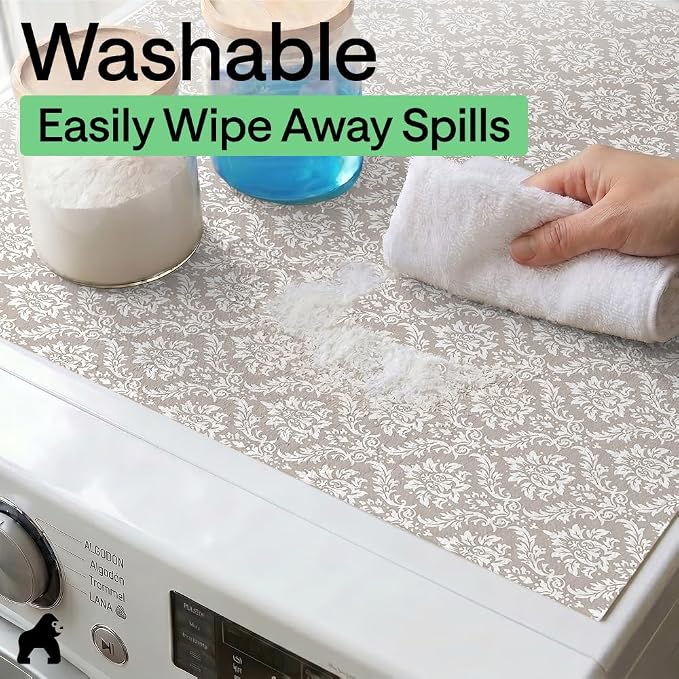 GORILLA GRIP Shelf Liner, Kitchen Drawer Protector, 12x120 Beige Cream - Image 9