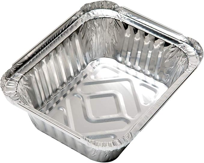 Tiger Chef Aluminum Foil Pans - Disposable Freezer to Oven Safe Containers for Takeout, Baking, Cooking, Storing and Freezing (15, 1 Lb) - Image 2