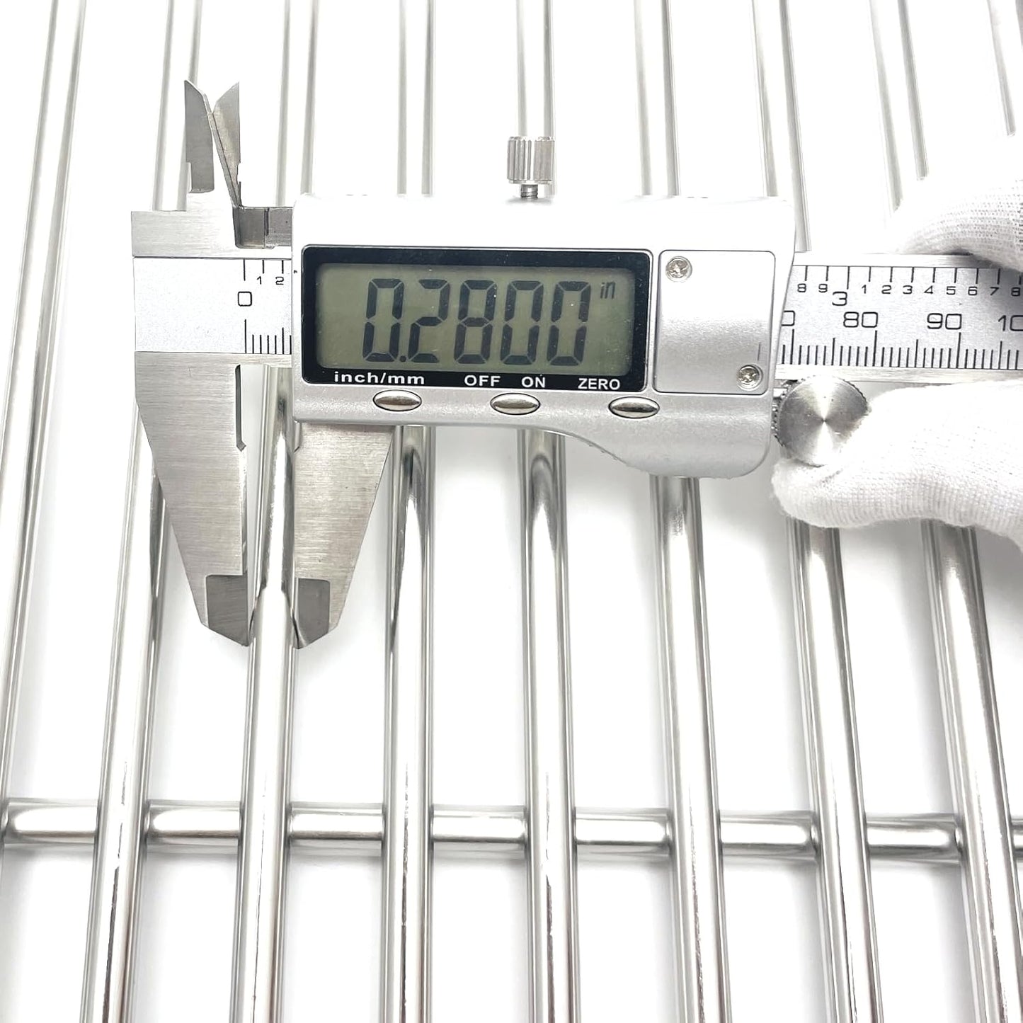 S503 Stainless Steel Cooking Grates Replacement Parts for Broilmaster D3 G-3 G-3 EXPL G-3 EXPN G-3 TXPL G-3 TXPN P3 S3 U3 for Thermos 56036T Grids Gas Grill 16-13/16"