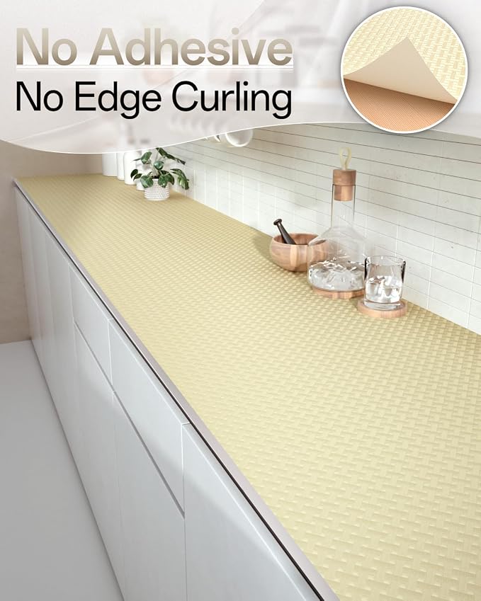 GTJ Shelf and Drawer Liner for Kitchen Cabinet Non-Adhesive Non Slip - Image 4