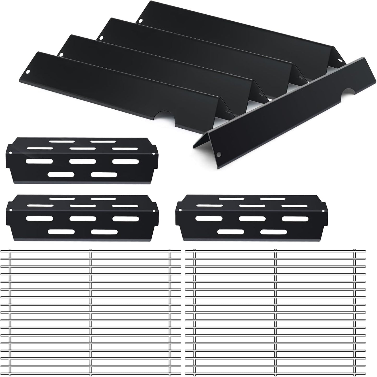 Grill Replacement Parts for Genesis ii Grates 66032 Flavorizer Bars Grill Parts GS4,66095 Grill Grates 66795 Heat Deflector Replacement Parts for Weber Genesis ii E-310