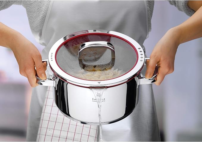 WMF 20cm Casserole, 3.4L, Brushed Stainless Steel, Suitable for All Stove Tops, Including Induction, Dishwasher-Safe, With Lid - Image 13