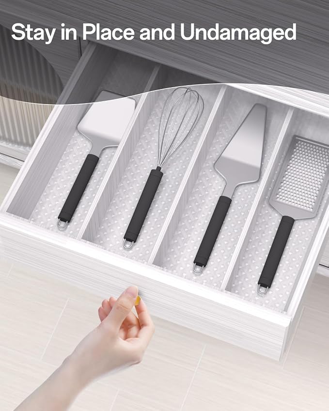 GTJ Shelf and Drawer Liner for Kitchen Cabinet Non-Adhesive Non Slip - Image 8