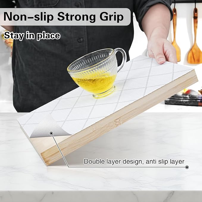 Drawer and Shelf Liner for Kitchen Cabinet Non-Adhesive 12in x 20FT - Image 2