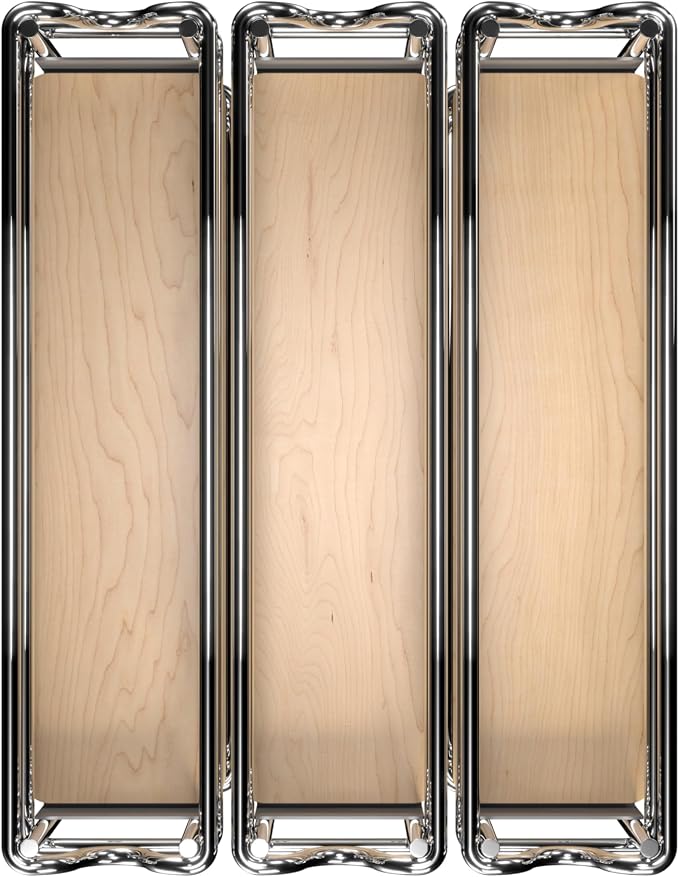Rev-A-Shelf 9" Pullout Organizer, 2 Tier Triple Narrow Upright Shelf, 5WU2-9N3-1 - Image 13